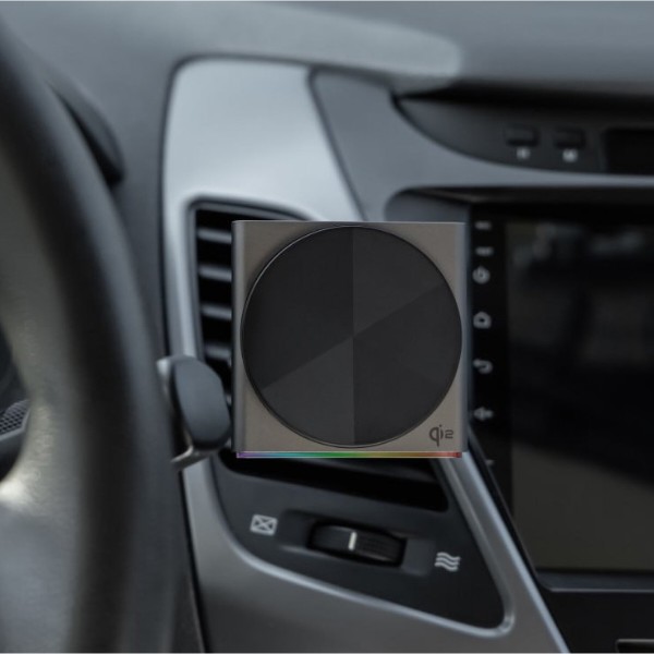 Фото - Автодержатель с беспроводной зарядкой Proove Neostorm QI2 15W gray (WHNS15002003)